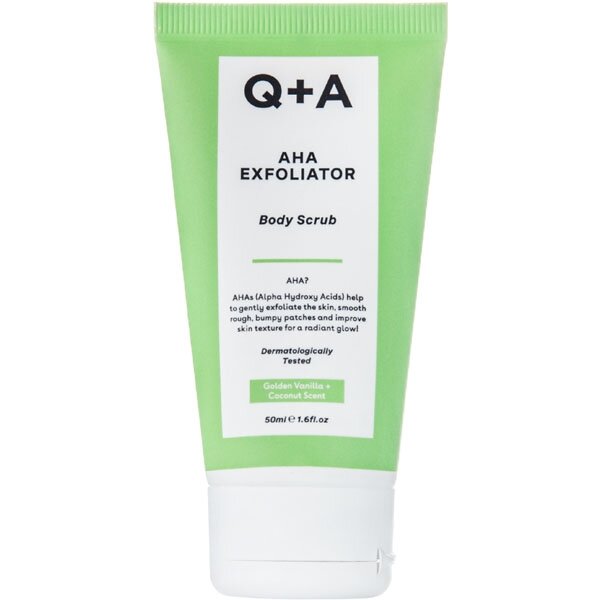 Q+A AHA Exfoliator Body Scrub Скраб для тіла з AHA-кислотами, 250мл — Photo 2