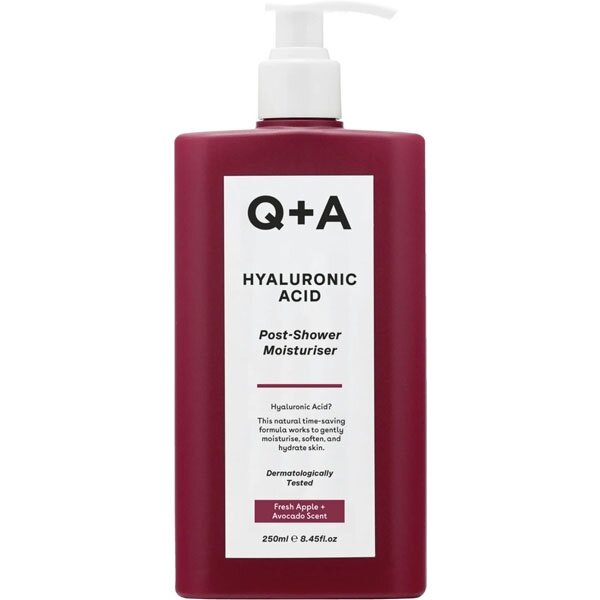 Q+A Hyaluronic Acid Post-Shower Moisturiser Засіб з гіалуроновою кислотою для інтенсивного зволоження тіла, 250мл — Photo 2