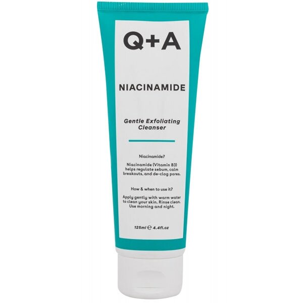 Q+A Niacinamide Gentle Exfoliating Cleanser Очищувальний засіб для обличчя, 125мл — Photo 2