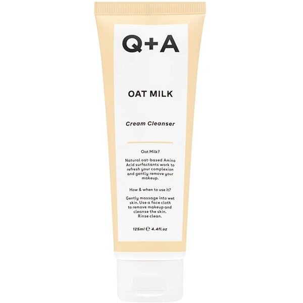 Q+A Oat Milk Cream Cleanser Очищувальний кремовий засіб с вівсяним молочком, 125мл — Photo 2