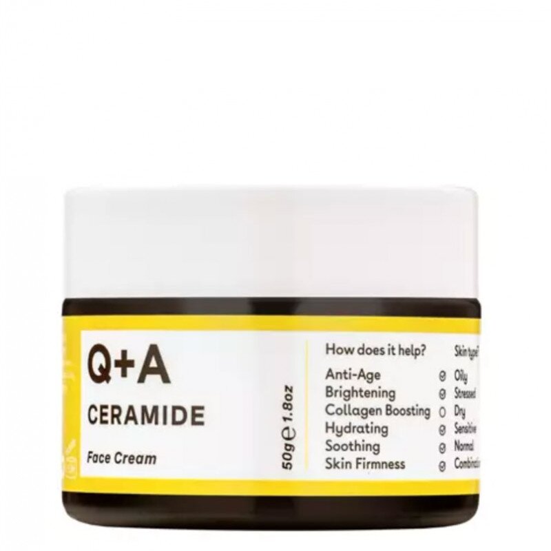 Q+A Ceramide Barrier Defance Face Cream Захисний крем для обличчя з керамідами, 50гр — Photo 2