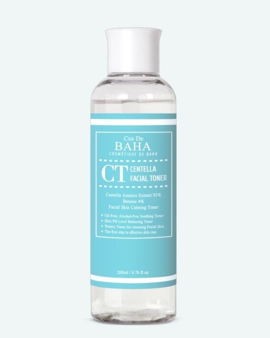 Cos de Baha Toner Centella Facial (CT) Тонер з екстрактом центели, 200мл — Photo 2