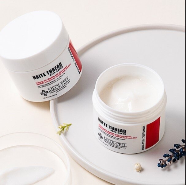 Medi Peel Naite Thread Neck Cream Підтягуючий крем для шиї та зони декольте, 100мл — Photo 2