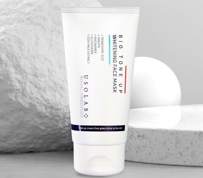 Usolab Bio Tone Up Whitening Mask Освітлювальна маска, 50мл — Photo 4