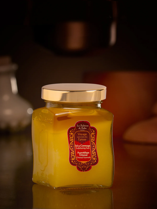 La Sultane De Saba Exfoliating Salts Ayuverdique Сольовий скраб для тіла Аювердичний, 300мл — Photo 3