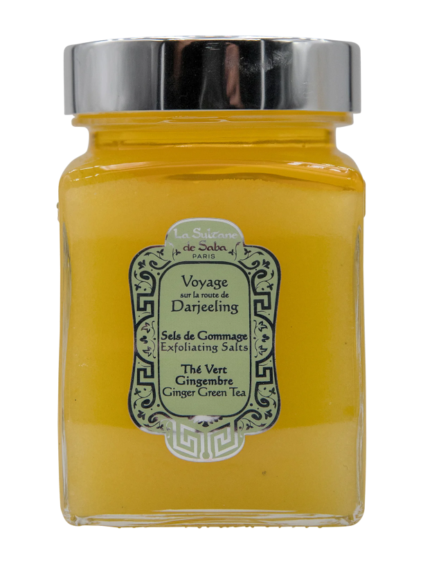 La Sultane De Saba Exfoliating Salts Ginger Green Tea Скраб сольовий для тіла Зелений чай з імбиром, 300гр — Photo 2