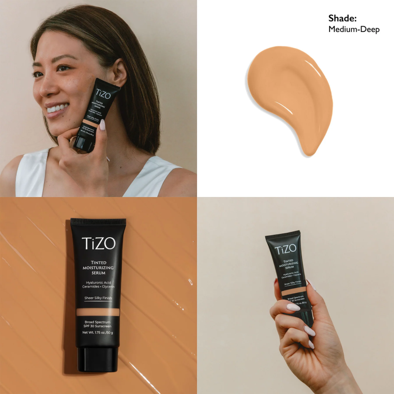 TiZO Tinted Mositurizing Serum ( Medium-Deep ) Сироватка тонуюча, 50 мл — Photo 3