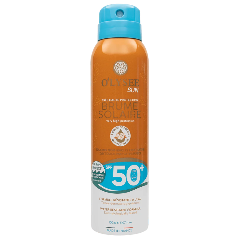 O'LYSEE Very High protection Sun Mist SPF 50+ Ароматизований сонцезахисний спрей SPF50+ , 150мл — Photo 2