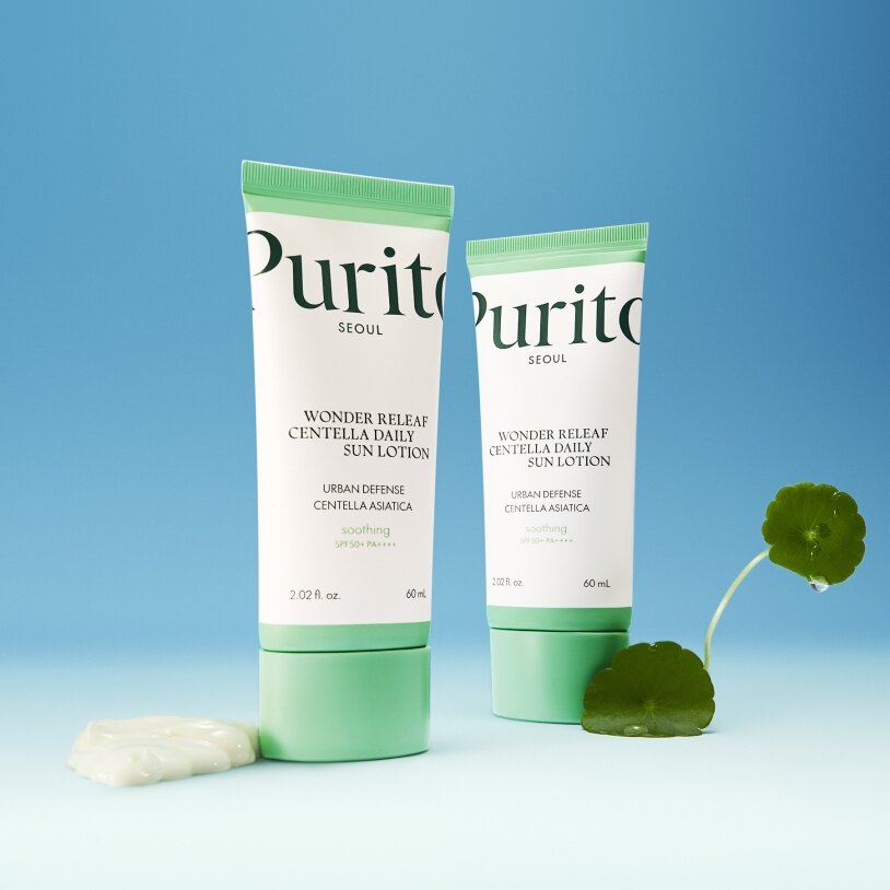 Purito Seoul Wonder Releaf Centella Daily Sun Lotion Лосьйон сонцезахисний на кожен день, 60мл — Photo 6