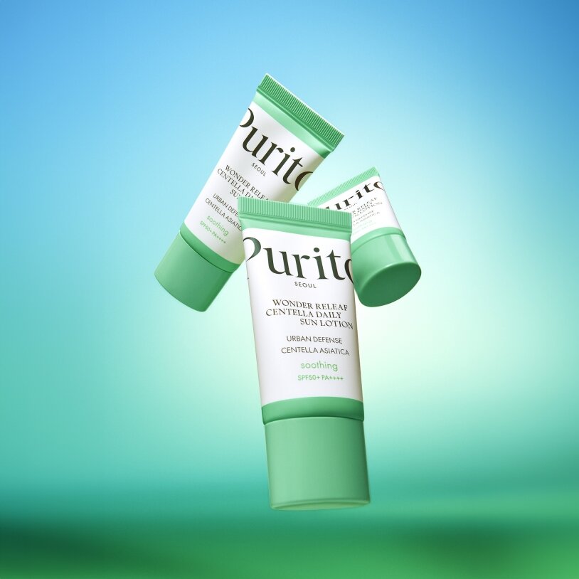 Purito Seoul Wonder Releaf Centella Daily Sun Lotion Мініатюра лосьйону сонцезахисного, 15мл — Photo 2
