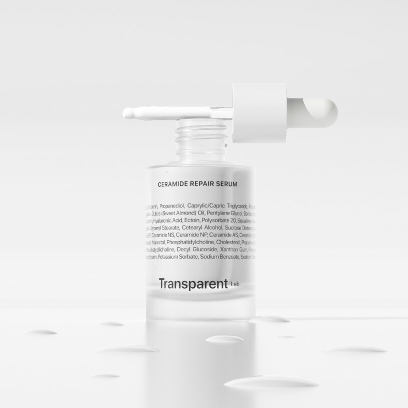 TRANSPARENT- LAB CERAMIDE REPAIR MOISTURIZER Ультразволожуюча сироватка, 30мл — Photo 3