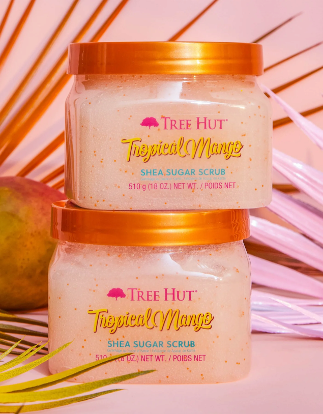 Tree Hut Tropical Mango Sugar Scrub Скраб для тіла ТРОПІЧНЕ МАНГО, 510гр — Photo 3