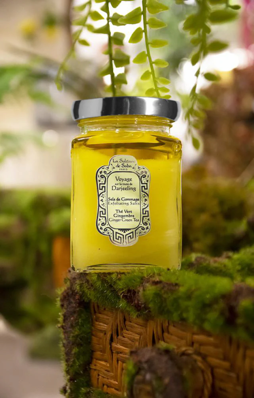 La Sultane De Saba Exfoliating Salts Ginger Green Tea Скраб сольовий для тіла Зелений чай з імбиром, 300гр — Photo 3