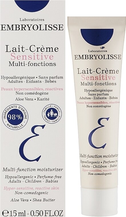 Embryolisse Lait-Creme Sensitive Concentrada Крем концентрат для чутливої шкіри, 15мл — Photo 3