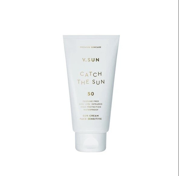 V.SUN Sun cream face sensitive SPF 50 Perfume Free Сонцезахисний крем для обличчя, 75мл — Photo 2